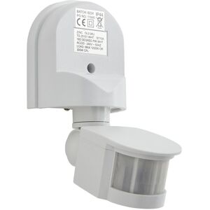 Litecraft - Luton 180° pir Motion Sensor Outdoor Fitting - White