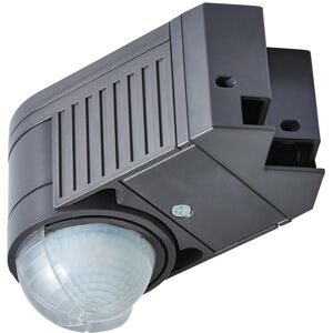 Luton 360° Corner Mount pir Motion Sensor Outdoor Fitting - Dark Grey - Litecraft