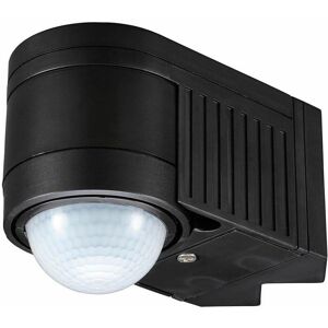 Litecraft Luton 360° PIR Motion Sensor Outdoor Corner Mount Fitting - Black