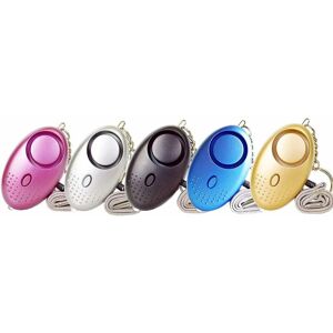 Héloise - Personal Security Alarm Keychain, 5Pcs Personal Alarms 140DB Emergency Self-Defense Security Alarm Keychain with led Light for Women,