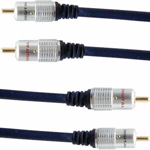 Loops - pro 10m Twin Dual 2 rca Male to Plug Interconnect Cable Lead Audio phono Amp