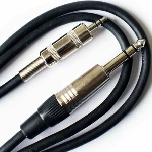 LOOPS Pro 3m 6.35mm to 3.5mm Stereo Jack Plug Male Cable Audio ¼' aux Headphone Lead