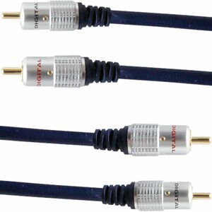 Loops - pro 5m Twin Dual 2 rca Male to Plug Interconnect Cable Lead Audio phono Amp