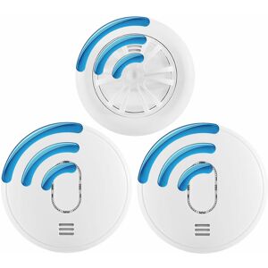 Ultrafire - Radio-Interlinked Smoke Alarms and Heat Alarm Home Essentials Kit UFUB1RFKIT