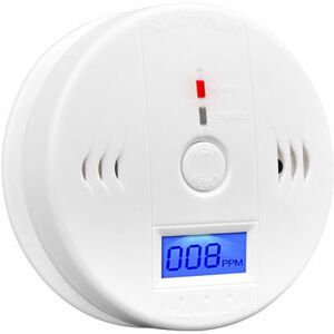 Héloise - Rose-Carbon Monoxide Detector Alarm co Detector Alarm Sensor with lcd Display Memory Function Battery Operated for House Bedroom Living