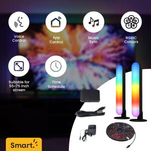 VALUELIGHTS Smart led Light Bars rgbic tv Backlight Cinema Gaming Kit App Control Music Sync