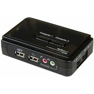 Startech - com 2 Port Black usb kvm Switch