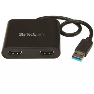 Startech - usb 3.0 to Dual hdmi Adapter 4K - Black