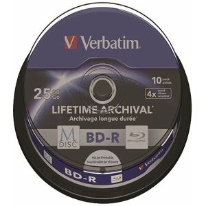 Verbatim - m-disc bd-r spindle PK10 - VM38250