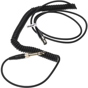 Audio aux Cable compatible with akg K240 Studio Headphones - Audio Cable, 3.5 mm Jack, 100 - 300 cm Black - Vhbw