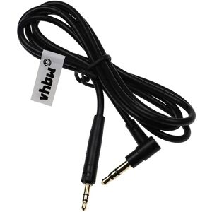 Audio aux Cable compatible with akg K840, K840KL, K845, K845BT, N90, N90Q, Y40 Headphones - With 3.5 mm Jack, 100cm, Black - Vhbw