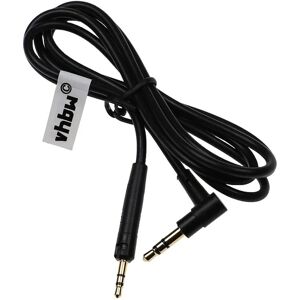 Audio aux Cable compatible with akg Y40BT, Y45BT, Y50, Y500, Y50BT Headphones - With 3.5 mm Jack, 100cm, Black - Vhbw