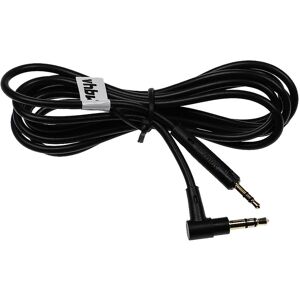 Audio aux Cable compatible with akg Y40BT, Y45BT, Y50, Y500, Y50BT Headphones - With 3.5 mm Jack, Black - Vhbw