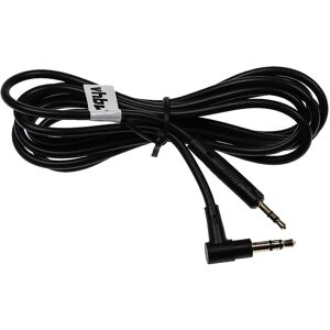 vhbw Audio AUX Cable compatible with Bose OE2, SoundLink, SoundTrue Headphones - With 3.5 mm Jack, Black