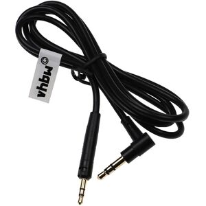 Audio aux Cable compatible with Creative Aurvana Live 2 Headphones - With 3.5 mm Jack, 100cm, Black - Vhbw