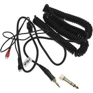 Audio aux Cable compatible with Sennheiser hd 420 sl, hd 425, hd 430 Headphones - Audio Cable, 3.5 mm Jack to 6.3 mm, 1,5 - 4 m, Black - Vhbw