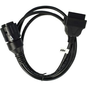 OBD2 Adapter 10 Pin to OBD2 16Pin compatible with bmw r 1100 s 259 Motorbike - 150 cm - Vhbw