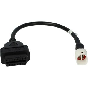 vhbw OBD2 Adapter OBD2 4 Pin to OBD2 16Pin compatible with Suzuki GSX 1300 R Hayabusa (1999-2007) Motorbike, Scooter - 30 cm