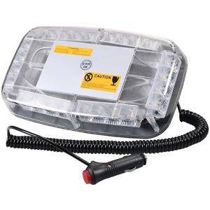 Groofoo - Warning Light 12/24V 24LED Magnetic Emergency Bar Recovery Strobe Warning Amber Light 50W