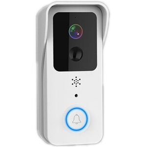 LANGRAY Wireless Doorbell with Camera, 1080P Wireless Video Doorbell with Chime, Motion Detection, Two-Way Audio, IP65 Waterproof, sd and Cloud Storage, pir