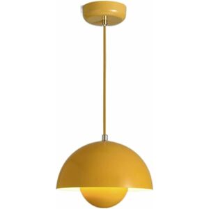 DENUOTOP LED Pendant Light, Insert Ball Shape Flush Mount Light Modernism Metal Pendant Lamp Hanging Lamp for Living Room Bedroom Dining Room Kitchen