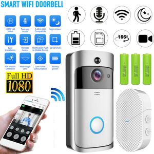 Briefness - Wireless Video Doorbell WiFi Intercom Door Bell Camera Security Battery 1080P hd