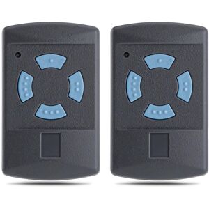 Tlily - 2 Pack Garage Door Remote Control Transmitter for HSM4-868 HSE2-868 HS4-868 HSM2-868 868MHz Gate Opener Fob