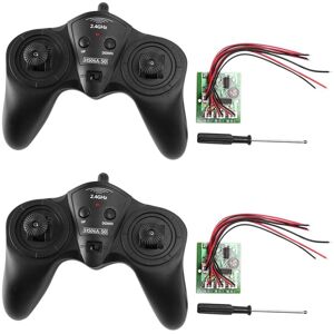 Tlily - 2X 6CH 2.4G Remote Control Power Transmitter Receiver Radio System for diy rc Boat Cars 50M