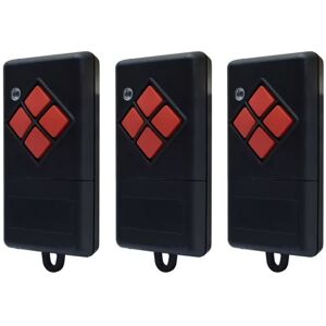 TLILY 3pcs for 40.685MHz MAHS40-04 Garage Door Remote Control 40MHz Fixed Code Ecectric Gate Opener