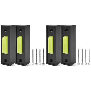 TLILY 4Pcs Universal Garage Door Opener Switch 41A4166 Lighted Wall Mounted Push Button Black Finish with White Center