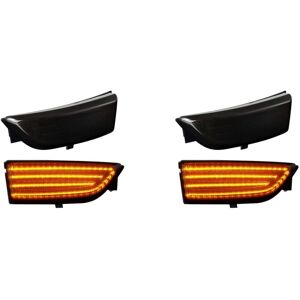 Tlily - 4x Car Dynamic led Turn Signal Light Rearview Mirror Indicator Lamp For Everest 2015-2019 Ranger T6 Smoke