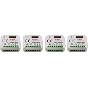 TLILY 4X Garage Door Remote Control Receiver 2 Channel Controller Switch for 433 868 MHz Transmitter RX Multi-Frequency 433-900MHZ