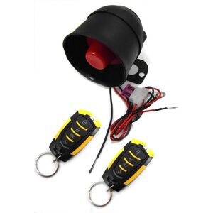 TLILY Car Horn Siren Alarm Security Protection System with 2 Remote Controls 7-Level Sensitivity Anti-Theft Device