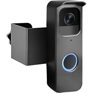 TLILY For Mount,Anti Theft Video Doorbell Door Mount Bracket No Drilling,Not Block Motion Sensor Black