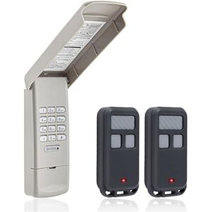 Tlily - Garage Door Opener Keypad with 2pc 890MAX Remotes for Openers