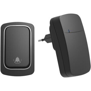 TLILY Self Powered Wireless DoorBell No Battery Waterproof Door Bell Chime Ring Elderly Caller Home Security Device EU PLUG