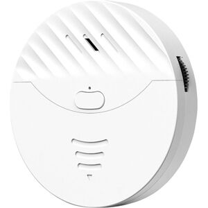 TLILY Tuya Smart WiFi Alarm Door and Window Vibration Sensor Security Protection Alert Works with , Life(White)