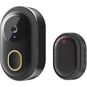 Tlily - Tuya WiFi Video Doorbell Wireless hd Camera ir Alarm Security Smart Home Intercom Door Bell for Black
