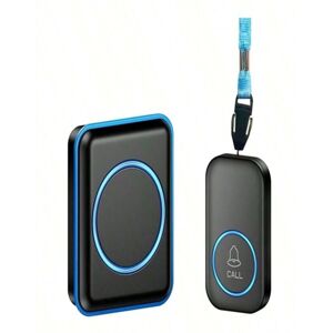TLILY Wireless Doorbell 300 Meters Old Call Self-Service Electric Remote Control Waterproof EU PLUG