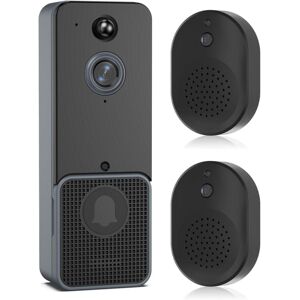 GOTRAYS 1080P Doorbell Video Camera, 2.4G Smart Visual Doorbell with Chime, 2 Way Audio, Voice Changer, pir Motion Detection, ir Night Vision, Cloud Storage GOTRAYS 1080P Doorbell Video Camera, 2.4G Smart Visual Doorbell with Chime, 2 Way Audio, Voice Changer, pir Motion Detection, ir Night Vision, Cloud Storage