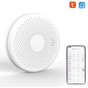 SNQ 2-in-1 Smart Carbon Monoxide Smoke Detector with Sound Alarm and Strobe Light Function SNQ 2-in-1 Smart Carbon Monoxide Smoke Detector with Sound Alarm and Strobe Light Function