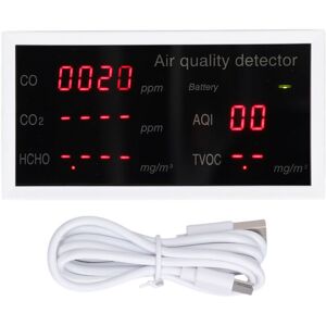 5-in-1 Indoor Air Quality Analyzer: PM2.5, HCHO, Carbon Dioxide Detector, Portable CO2 Monitor 5-in-1 Indoor Air Quality Analyzer: PM2.5, HCHO, Carbon Dioxide Detector, Portable CO2 Monitor