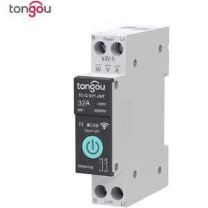 IKODM A tuya WiFi smart switch, wireless remote control, remote mobile control, counting timer, smart home with measurement, Tuya, Smart Life IKODM A tuya WiFi smart switch, wireless remote control, remote mobile control, counting timer, smart home with measurement, Tuya, Smart Life