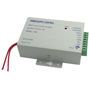TEHTUY AC 110-240V to DC 12V 3A 36W Power Supply for Access Control, Security and Automatic Door Systems TEHTUY AC 110-240V to DC 12V 3A 36W Power Supply for Access Control, Security and Automatic Door Systems