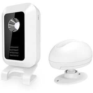 AlwaysH Motion Detector Alarm Entry Alarm - Wireless Door Bell with 60 Ringtones Store/Market/Office Buzzer Detector 120dB Security Alarm, Battery AlwaysH Motion Detector Alarm Entry Alarm - Wireless Door Bell with 60 Ringtones Store/Market/Office Buzzer Detector 120dB Security Alarm, Battery
