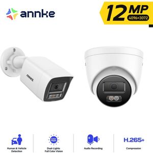 Annke - 2 x 12MP Outdoor Security Cameras, Color Night Vision, Vehicle/Person Detection, Remote Access Annke - 2 x 12MP Outdoor Security Cameras, Color Night Vision, Vehicle/Person Detection, Remote Access