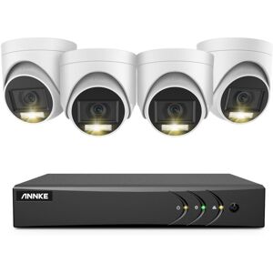 Annke - 8CH Video Security System 5 in 1 H.265+ dvr Recorder 2MP Camera Outdoor Waterproof Protection cctv Kit 4Camera Annke - 8CH Video Security System 5 in 1 H.265+ dvr Recorder 2MP Camera Outdoor Waterproof Protection cctv Kit 4Camera