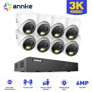 Annke - Outdoor poe cctv Kit 8x5MP ip Cameras Two Way Talk,Color Night Vision, Motion Detection, app/pc Remote Annke - Outdoor poe cctv Kit 8x5MP ip Cameras Two Way Talk,Color Night Vision, Motion Detection, app/pc Remote