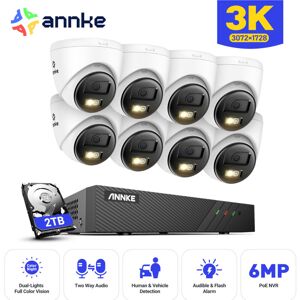 Annke - Outdoor poe cctv Kit 8x5MP ip Cameras Two Way Talk,Color Night Vision, Motion Detection, app/pc Remote 2TB Annke - Outdoor poe cctv Kit 8x5MP ip Cameras Two Way Talk,Color Night Vision, Motion Detection, app/pc Remote 2TB