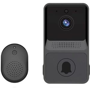 Ccykxa - Black) Wireless Video Doorbell, Smart Wi-Fi Video Doorbell with Chime, hd Video Doorbell Kit, 2.4G WiFi Ccykxa - Black) Wireless Video Doorbell, Smart Wi-Fi Video Doorbell with Chime, hd Video Doorbell Kit, 2.4G WiFi